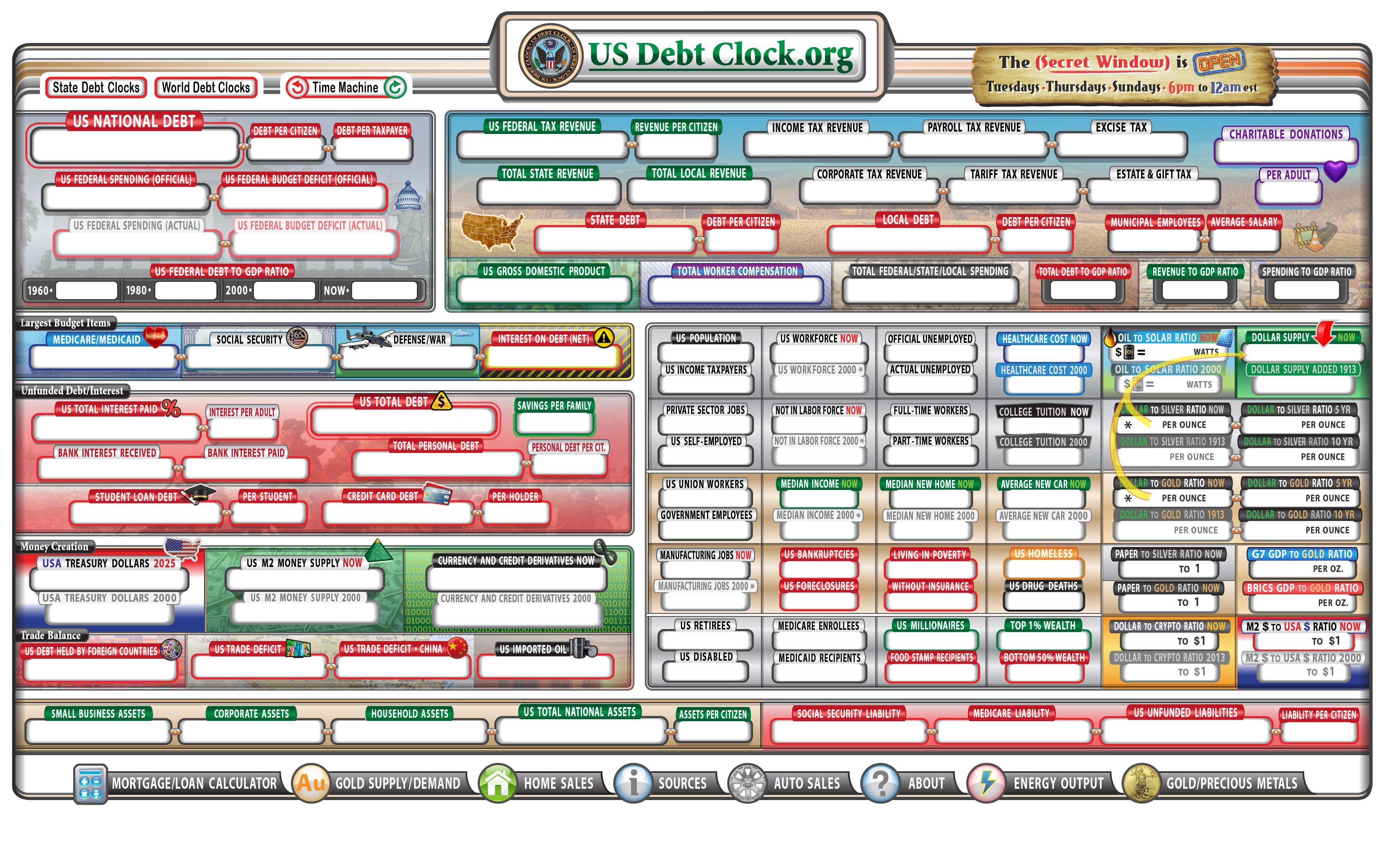 United States Debt Clock Real Time